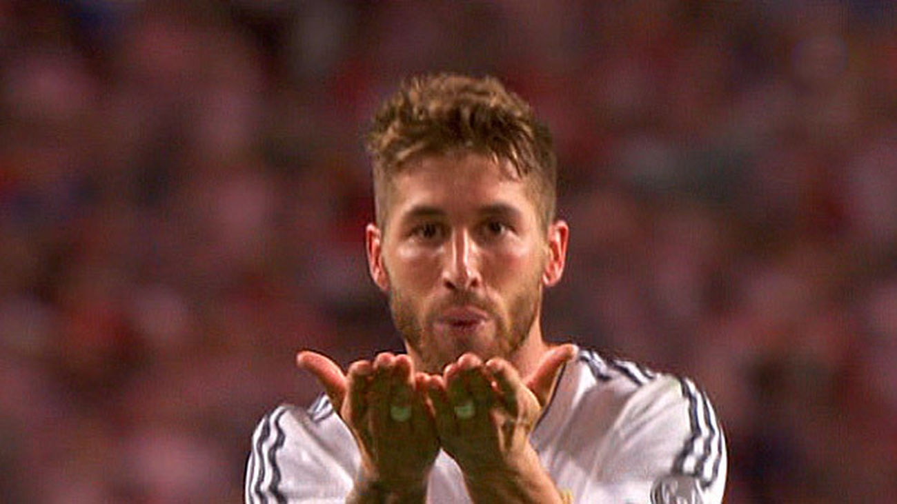 Escucha el gol de Sergio Ramos (1-1)