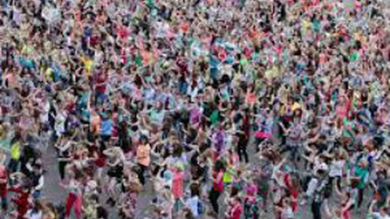 Flashmob en Algete para pedir una subestación eléctrica