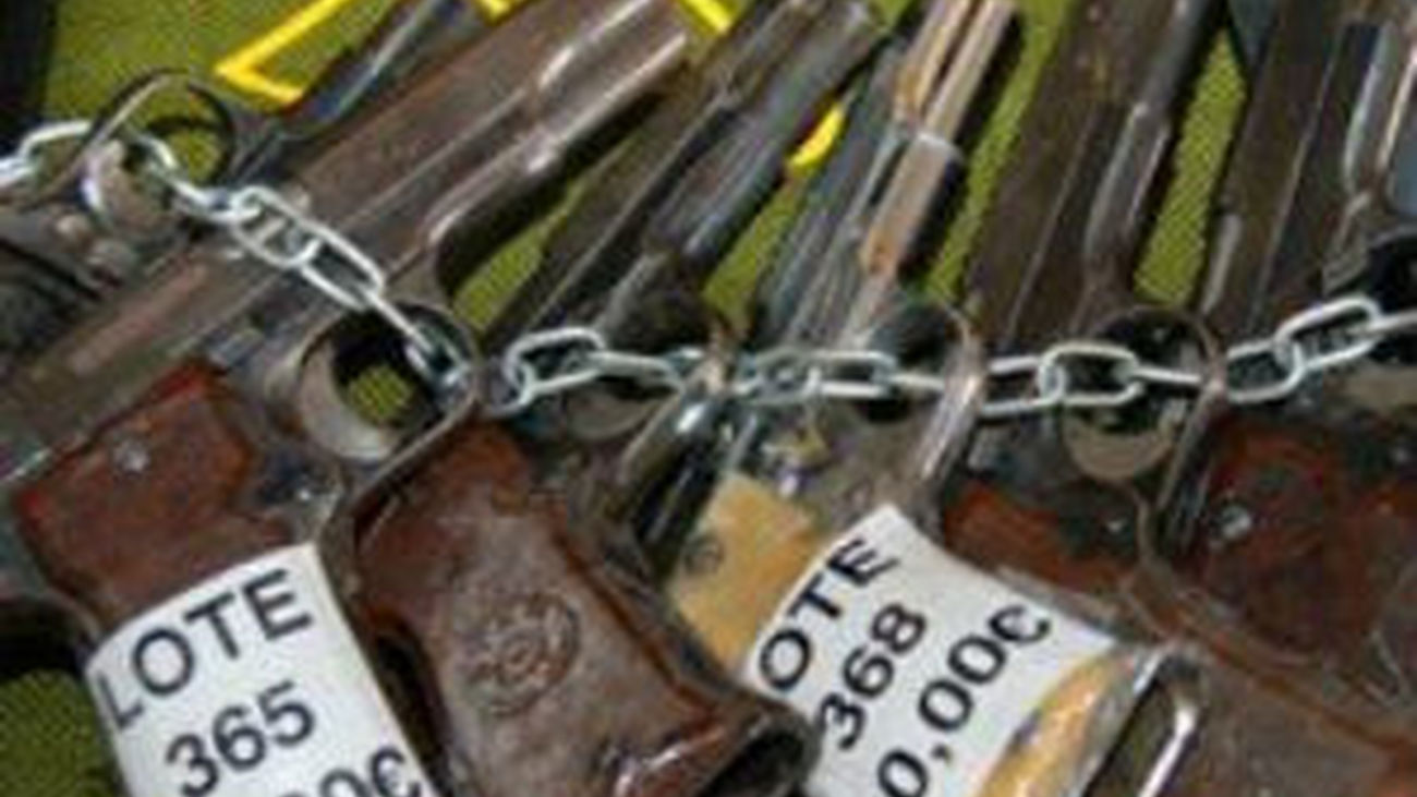 La Guardia Civil subasta hasta el viernes más de 2.500 armas
