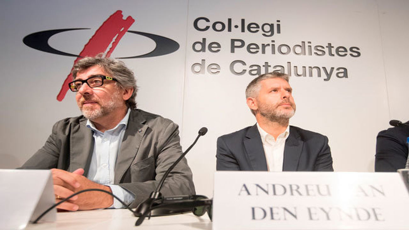 Los abogados Jordi Pina y Andreu Van Den Eynde parte de las defensas de los líderes independentistas presos