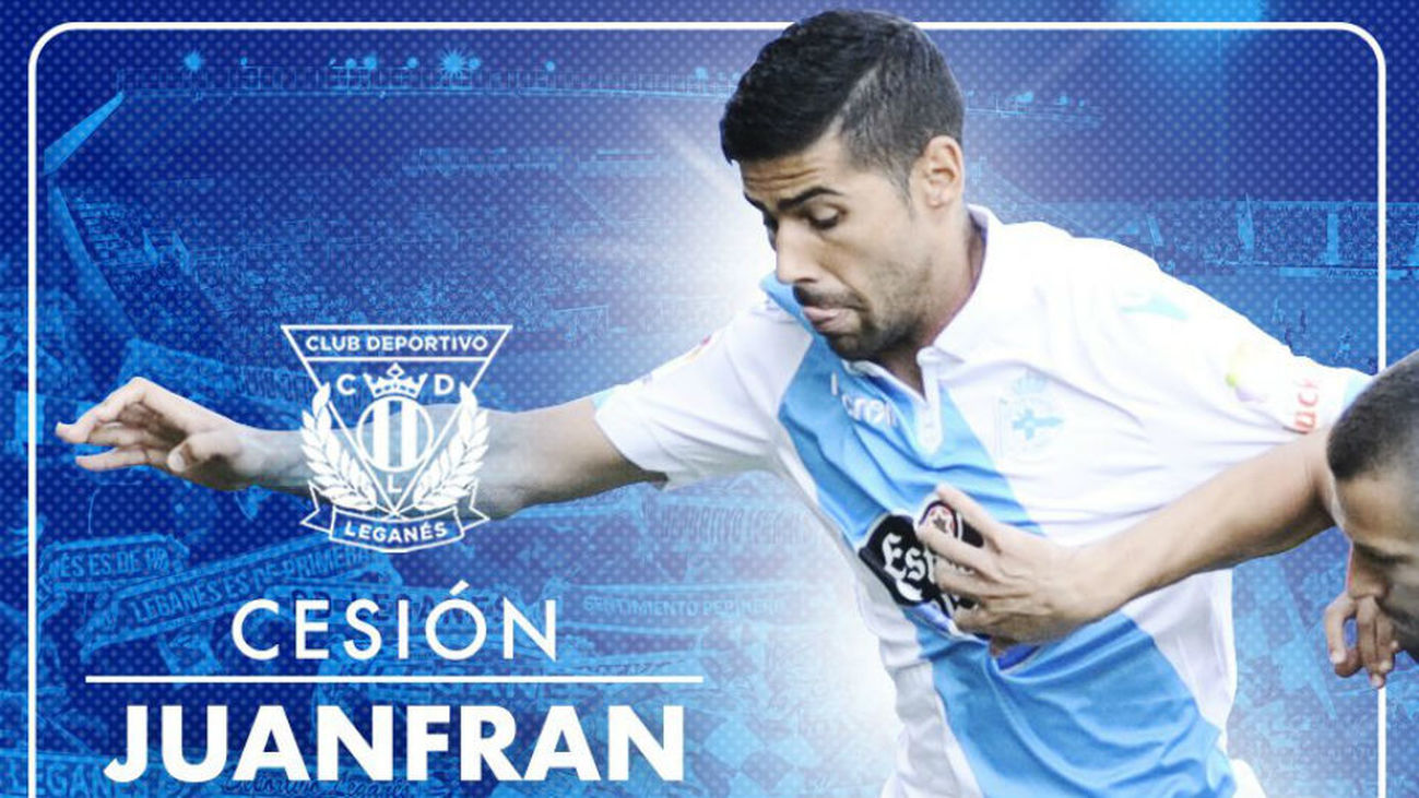 Juanfran Moreno, cedido al Leganés