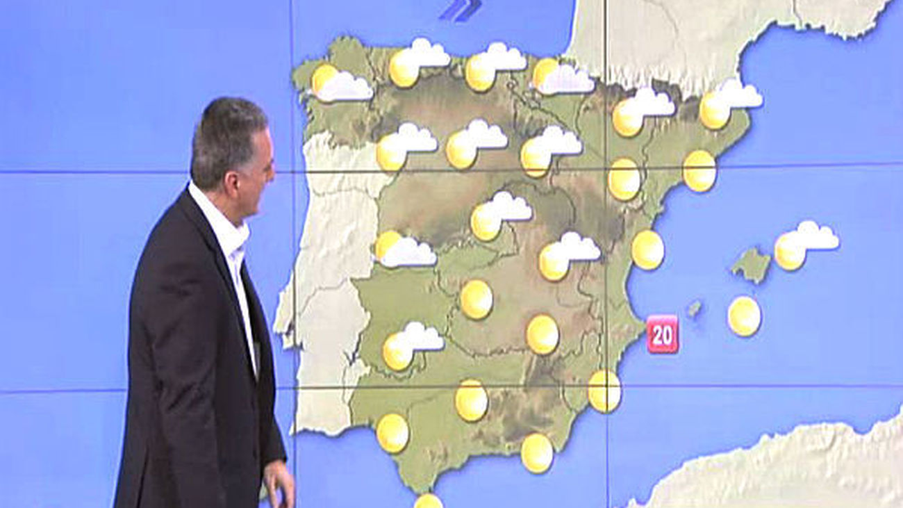 Nublado, muchas nubes, pero poca lluvia