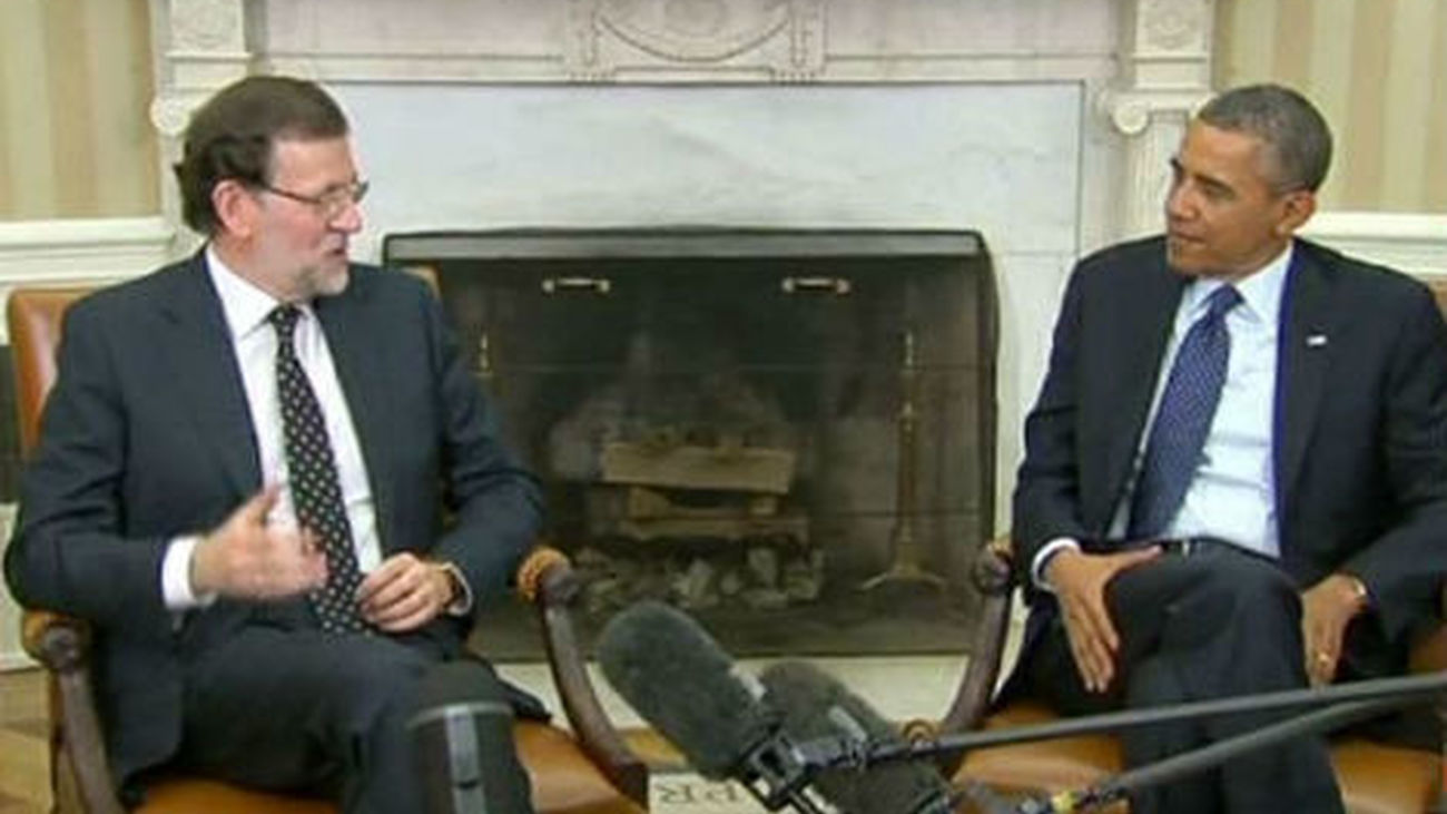 Obama elogia el liderazgo de Rajoy y le recuerda el gran desafio del paro en nuestro país