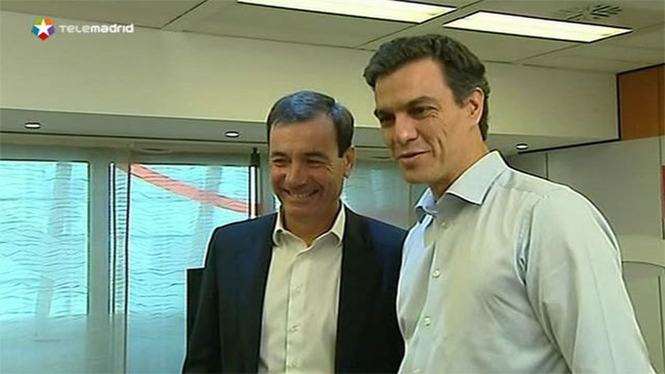 Tomás Gómez, satisfecho tras la reunión con Pedro Sánchez
