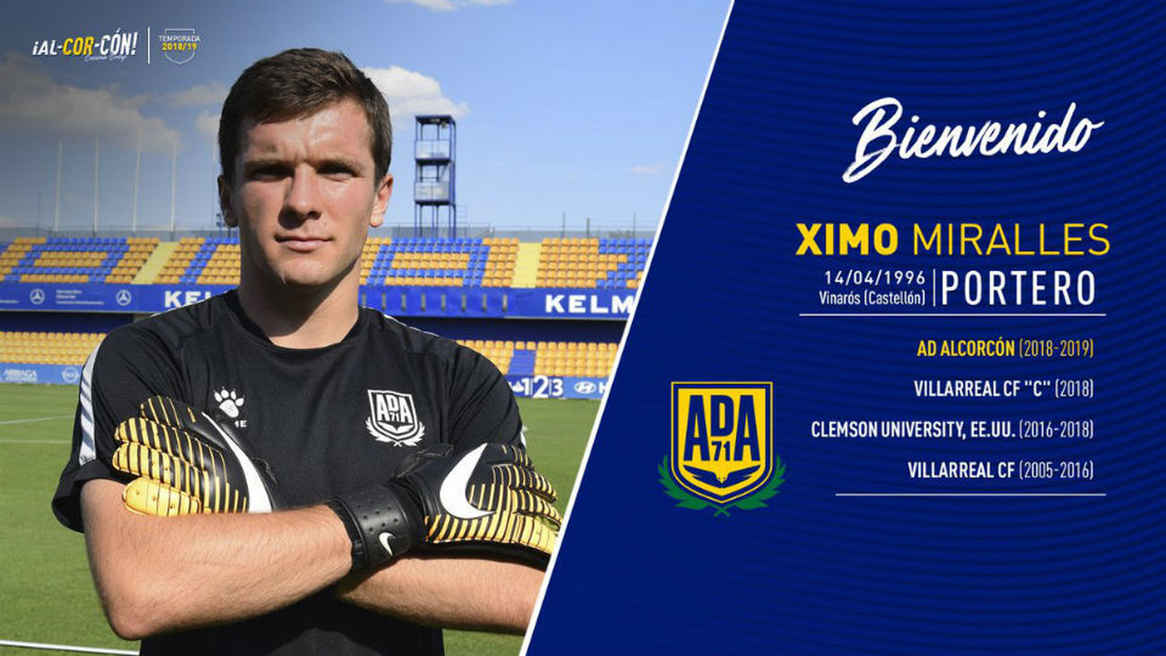 Ximo Miralles, nuevo portero del Alcorcón