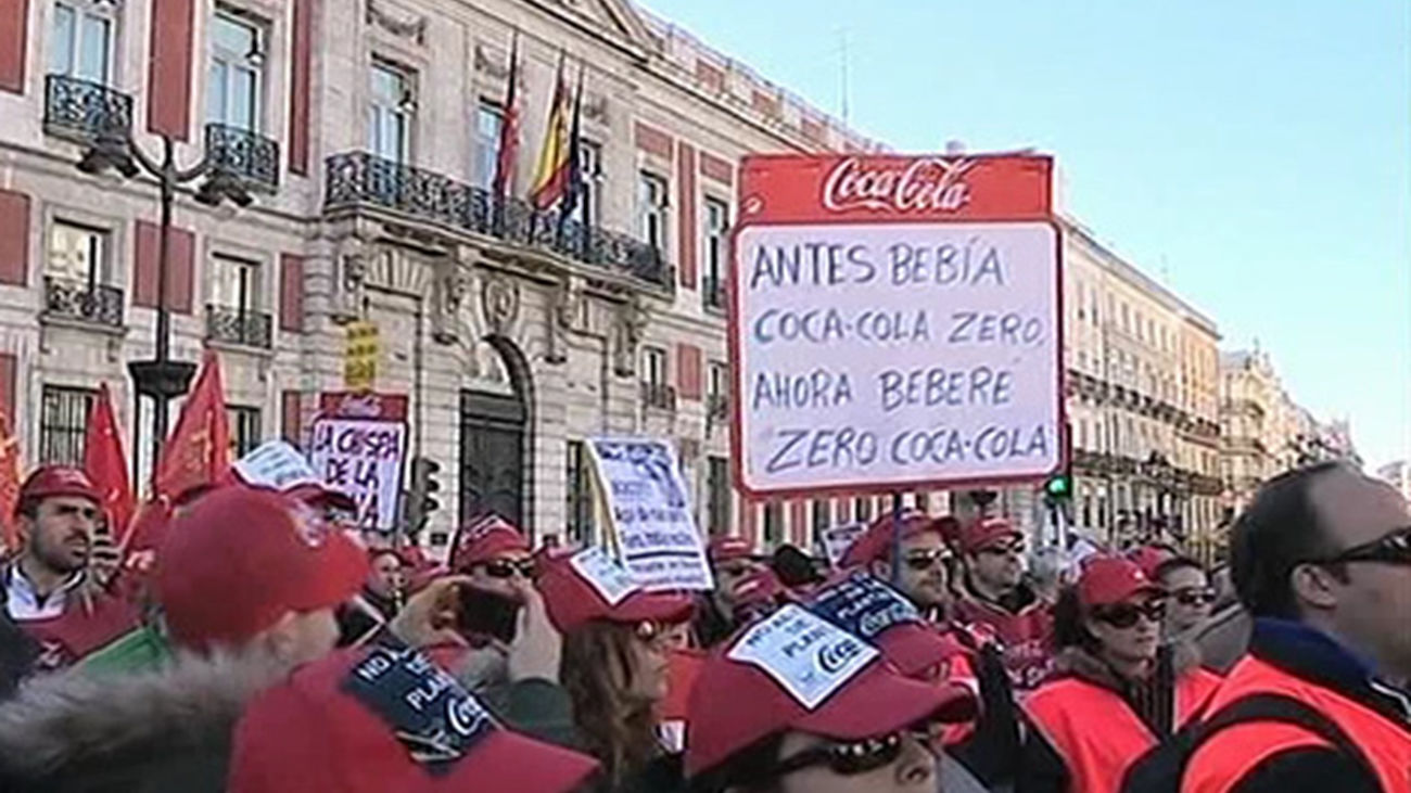 Los comercios de Sol están desesperados con tantas manifestaciones