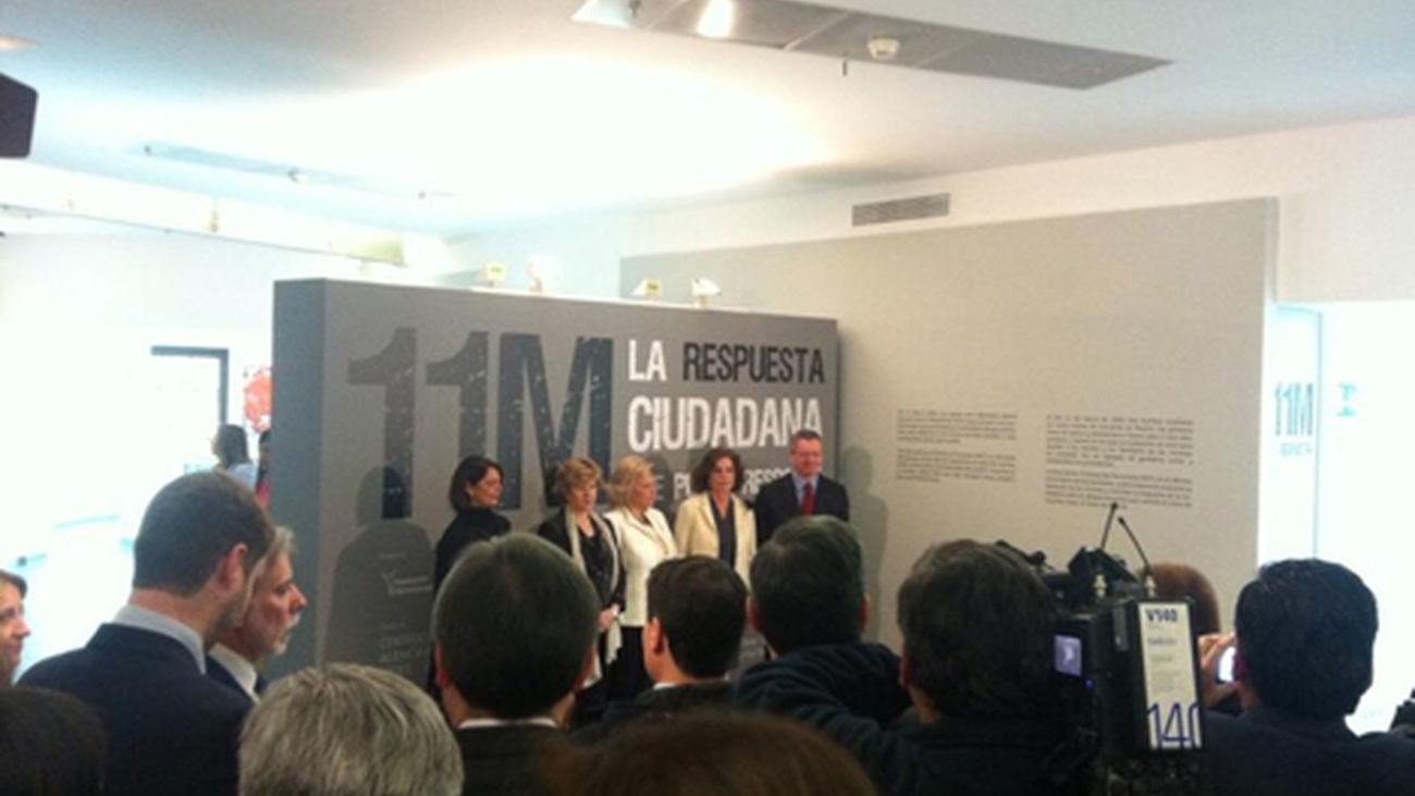 Una exposición honra a las víctimas del 11M y la ejemplar reacción ciudadana