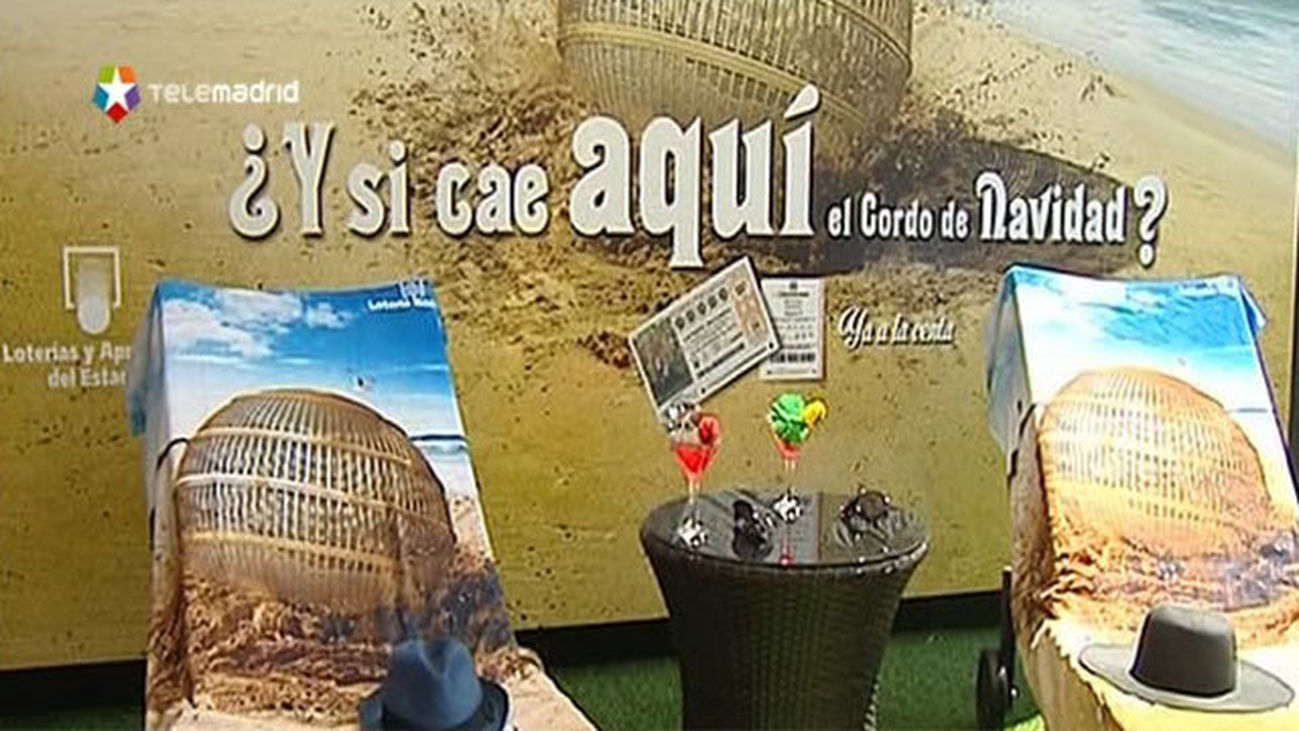 El gordo de Navidad, de vacaciones en las playas españolas