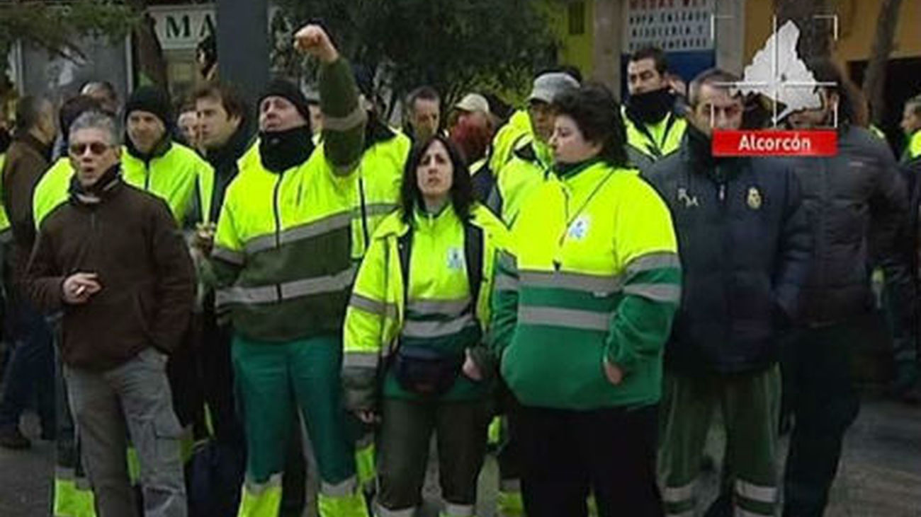 Los trabajadores aceptan el pacto y concluye la huelga de basuras de Alcorcón