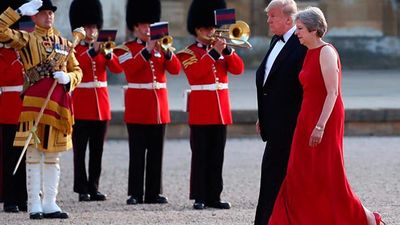 Trump dice que la relación con el Reino Unido es "muy, muy fuerte"