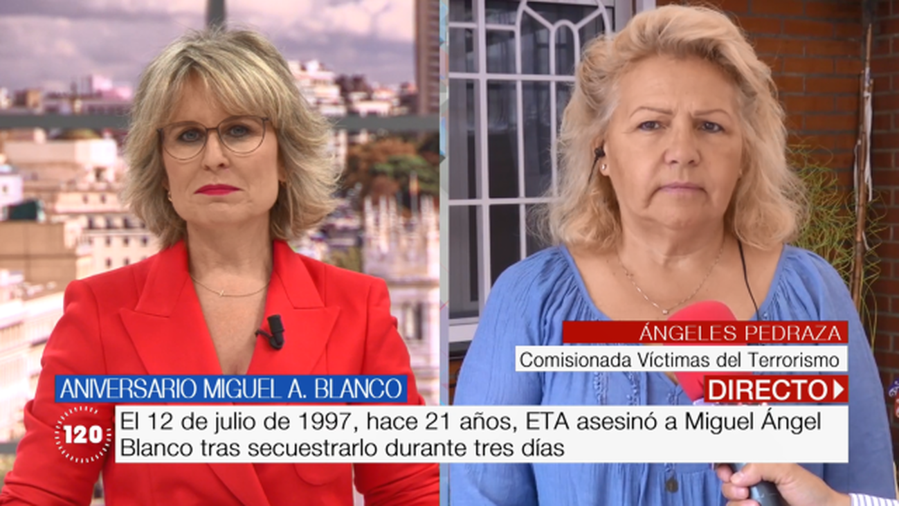 Ángeles Pedraza, sobre el asesinato de Miguel Ángel Blanco: “No pedimos venganza, sino justicia”