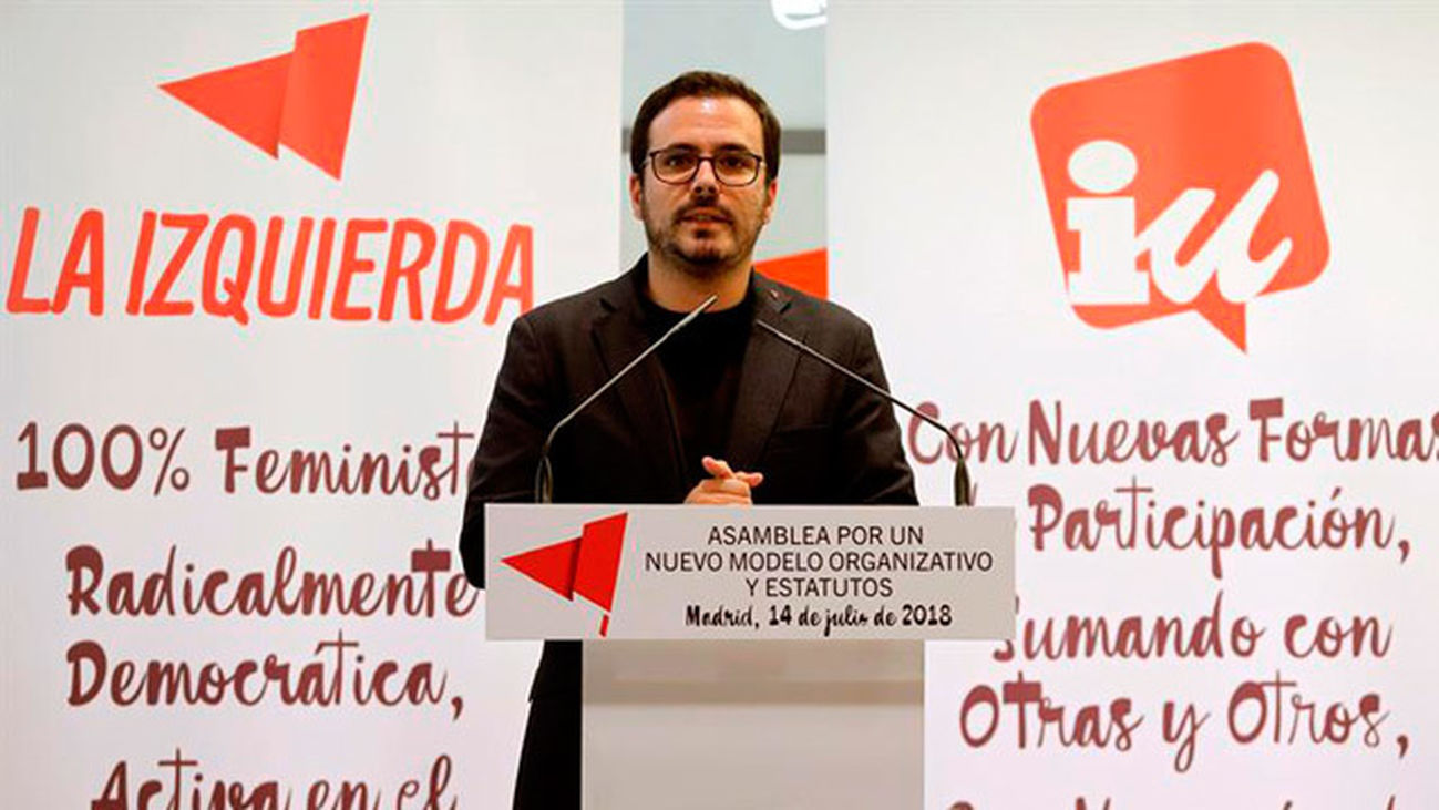 Garzón advierte a Sánchez: "Defender la monarquía no es defender a España"