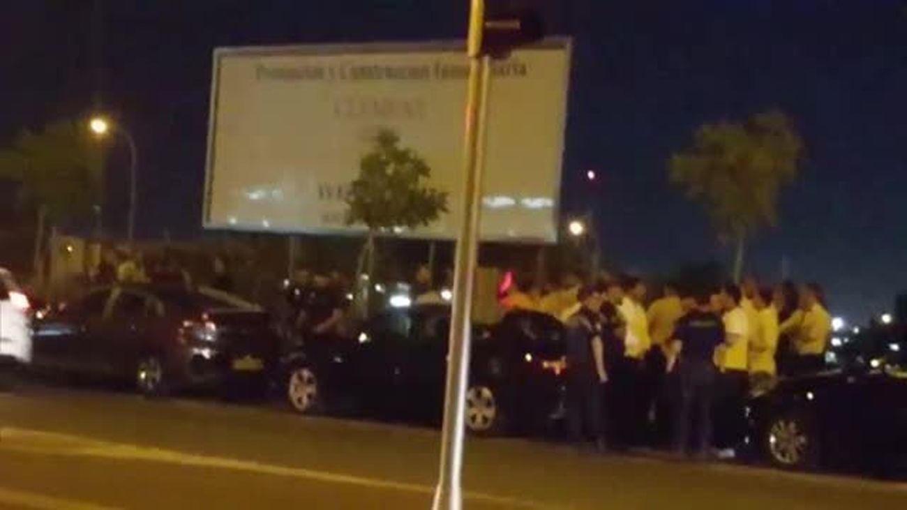 Tensión entre taxistas y conductores de VTC para captar clientes en el Mad Cool