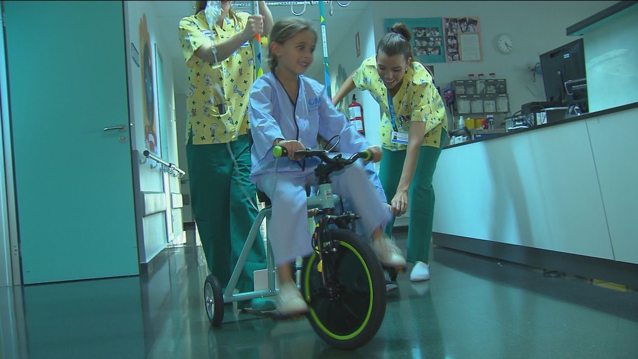 Triciclos, en el hospìtal de Torrejón