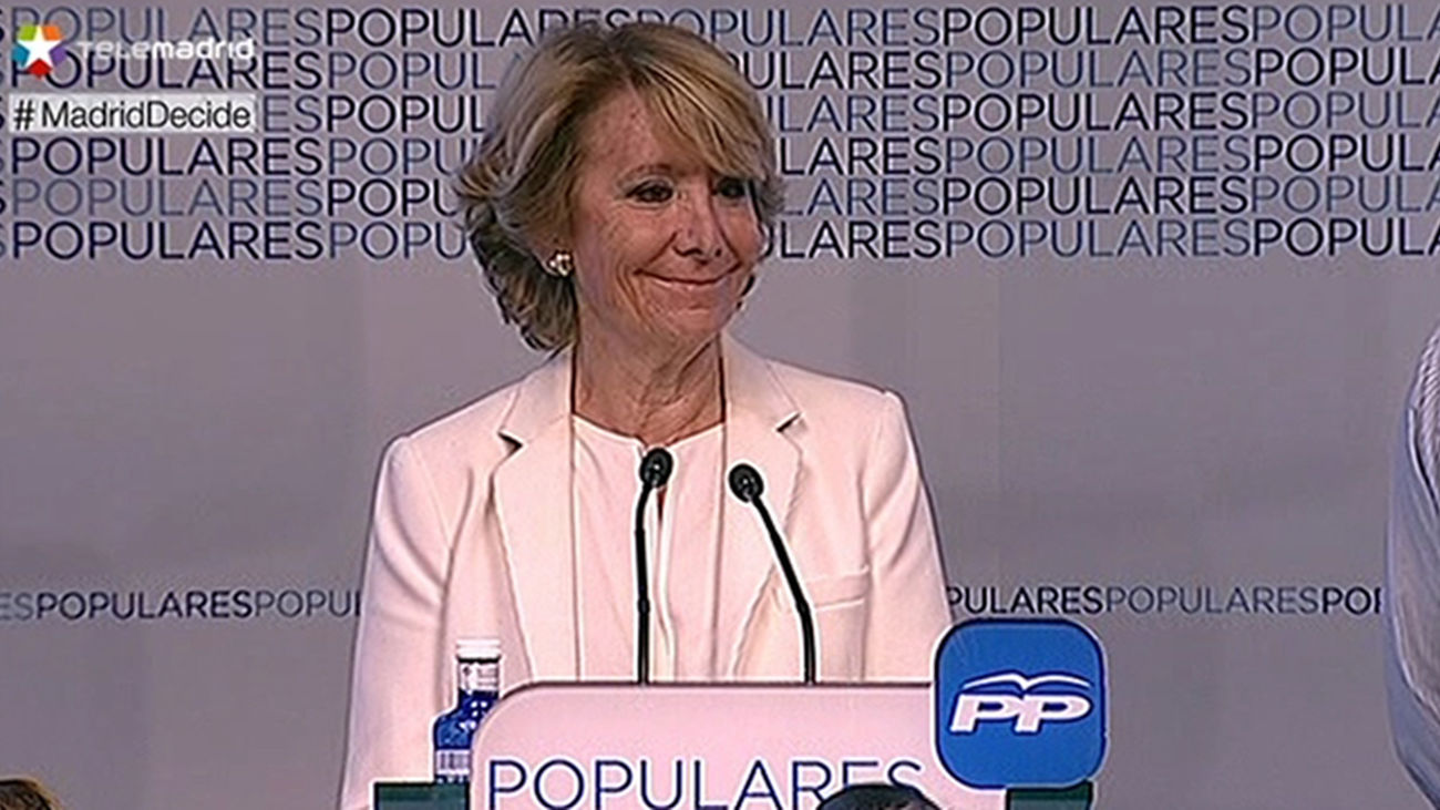 Aguirre se quedaría en la oposición si no es alcaldesa pese a ganar las elecciones con 21 concejales