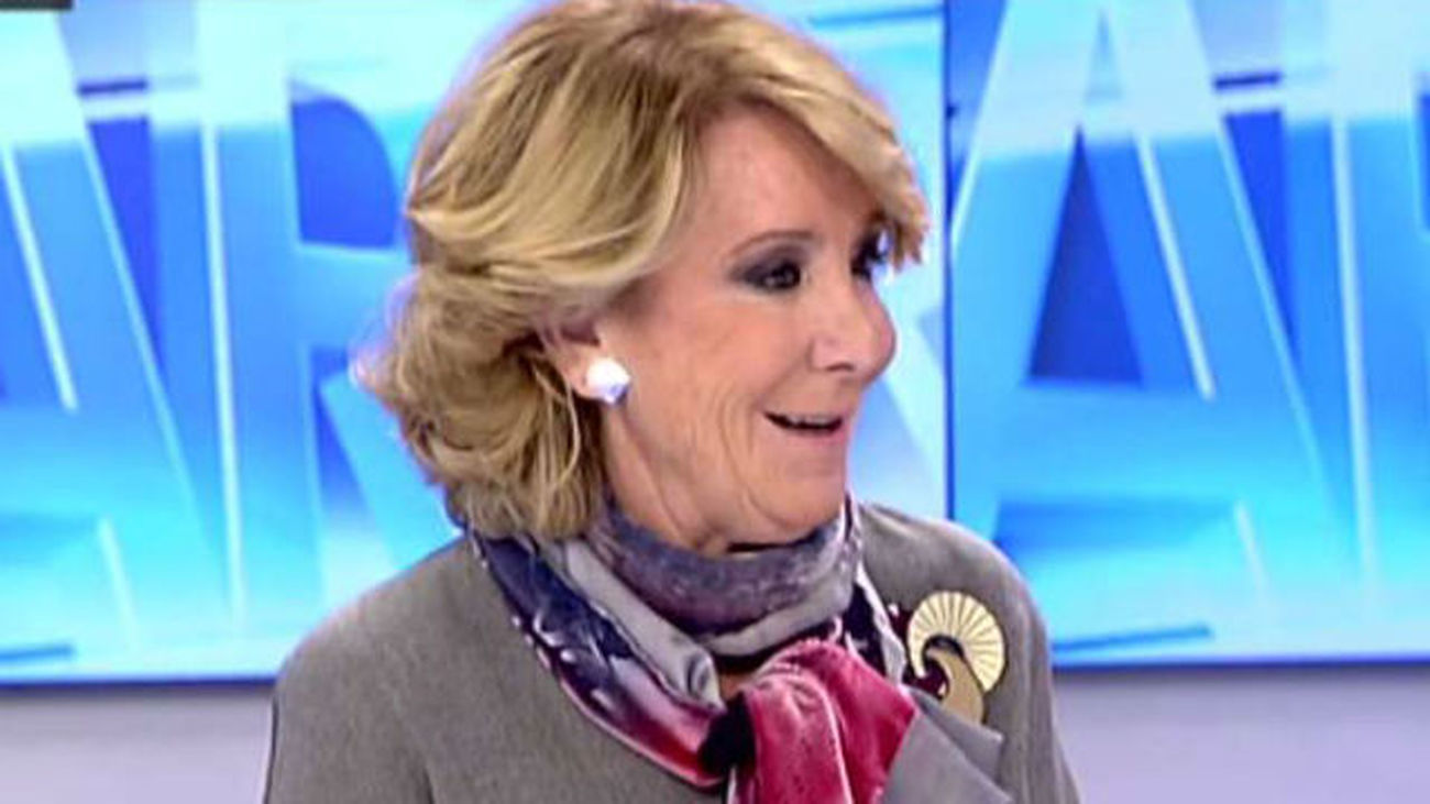 Aguirre zanja la polémica: "No me voy a presentar al PP de Madrid si al final soy alcaldesa"