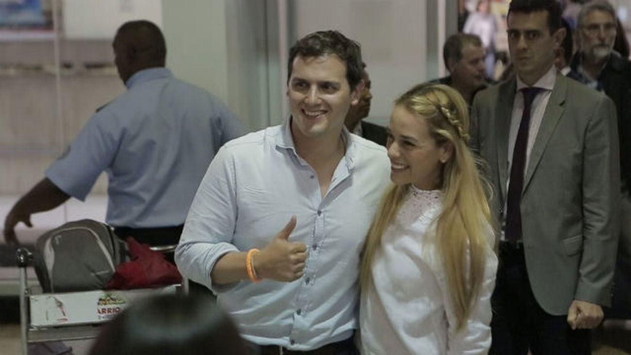 Albert Rivera ya está en Venezuela para "colaborar con la democracia"