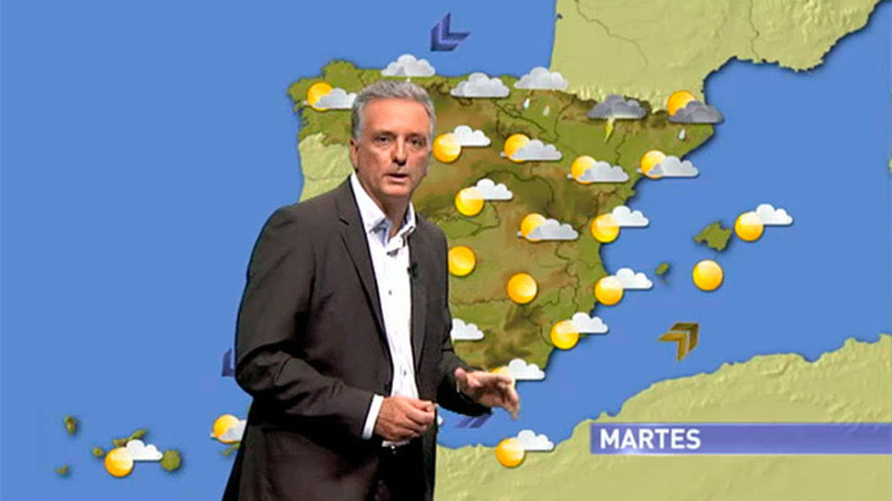 Ambiente soleado con nubes altas