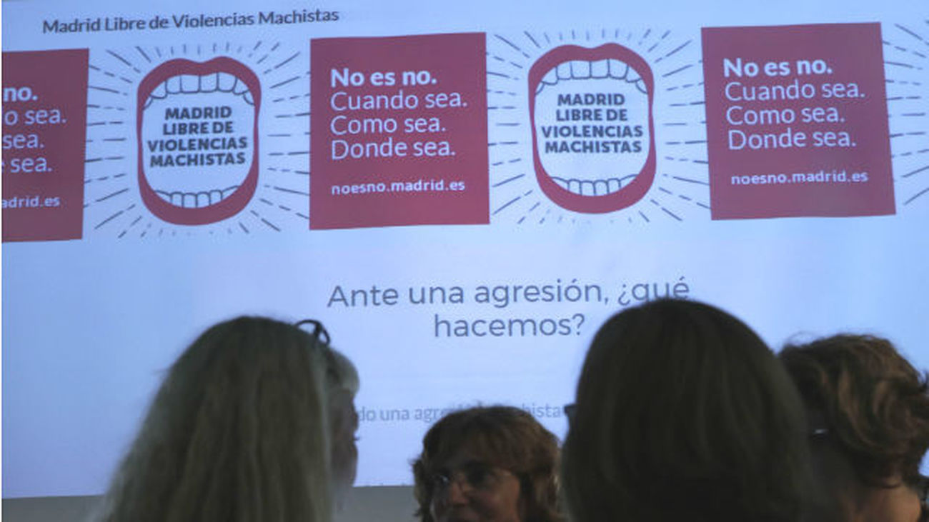 El Ayuntamiento de Madrid presenta una nueva campaña, 'En fiestas también, el no sigue siendo no'