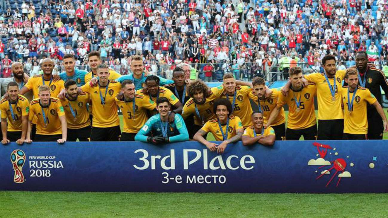 2-0. Bélgica, tercera del Mundial tras ganar a Inglaterra