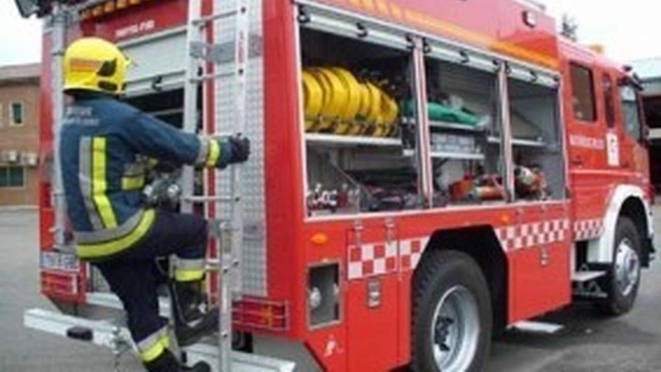 Brunete se convierte en escenario para un simulacro de los Bomberos de nuevo ingreso