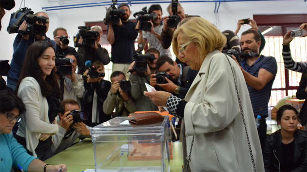 Carmena: "Ha ganado el cambio, el reto es hacer de Madrid una ciudad decente"