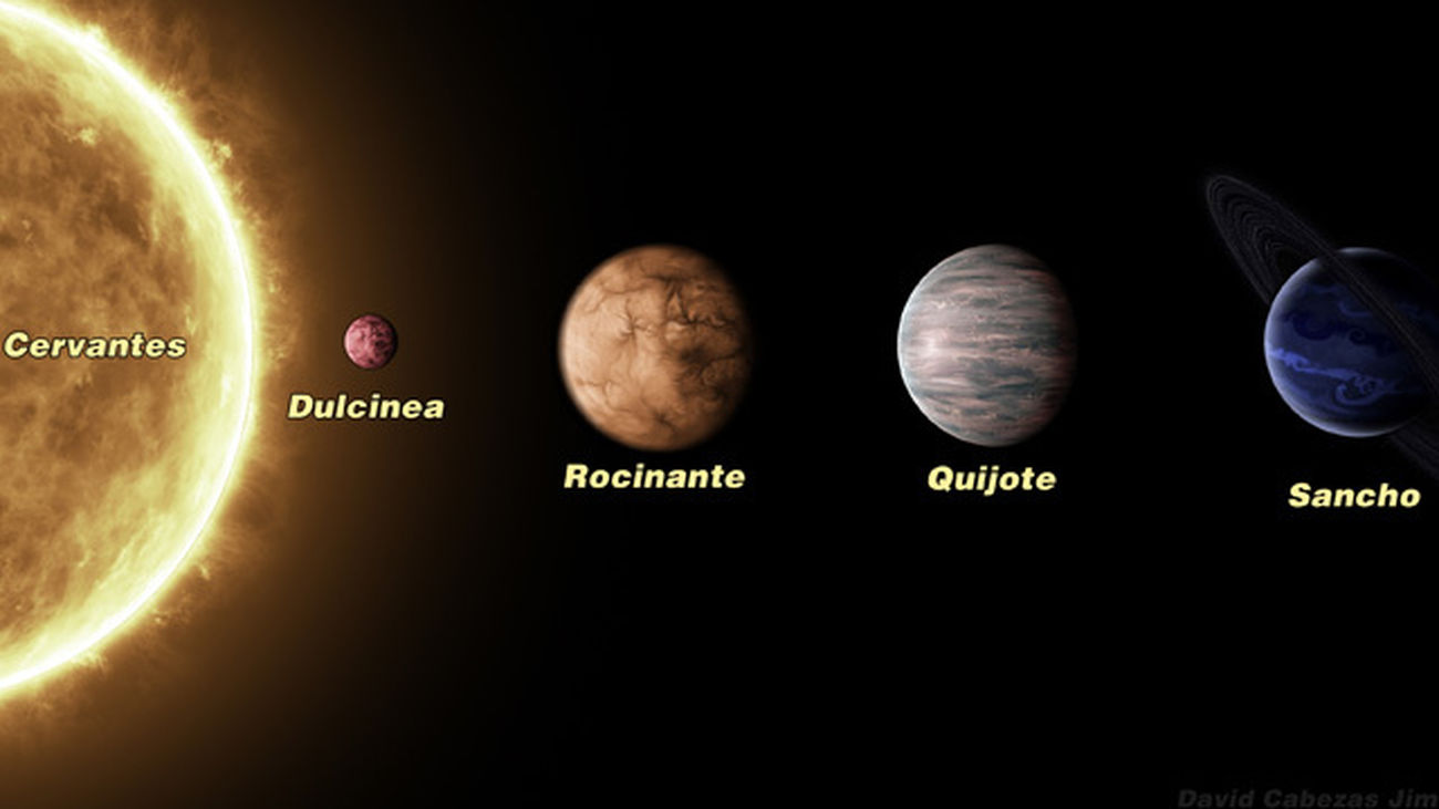 Cervantes ya tiene su estrella en la Vía Lactea