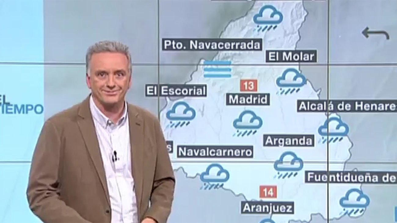 Chaparrones, alguna tormenta y más fresco