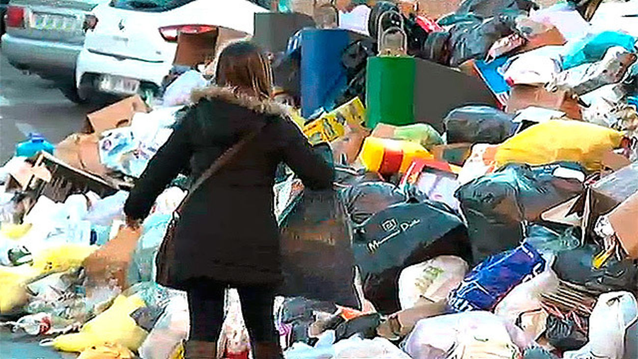 Convocada para hoy huelga de basuras en Parla por impago a los responsables de la limpieza