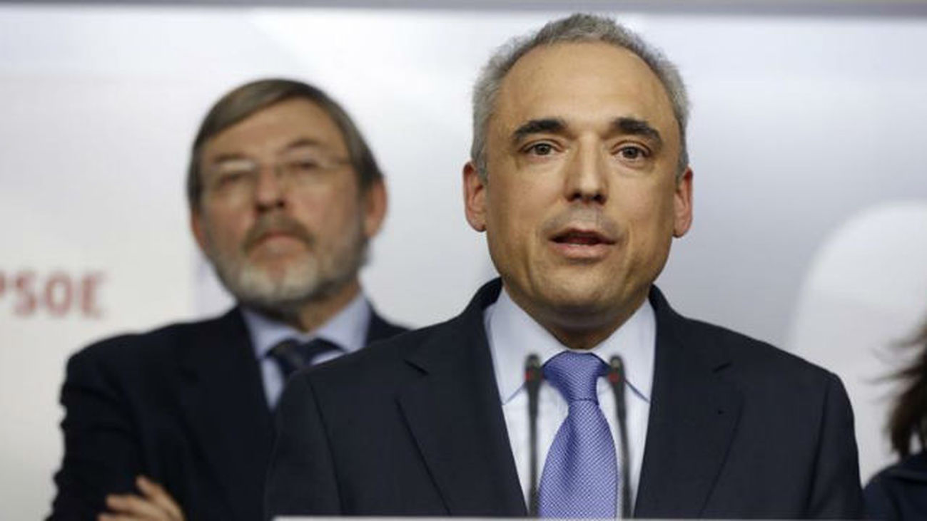 Crisis PSM: Rueda de prensa de Rafael Simancas