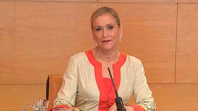 Cristina Cifuentes responde a la petición de Ciudadanos de bajar el IRPF a todos los madrileños