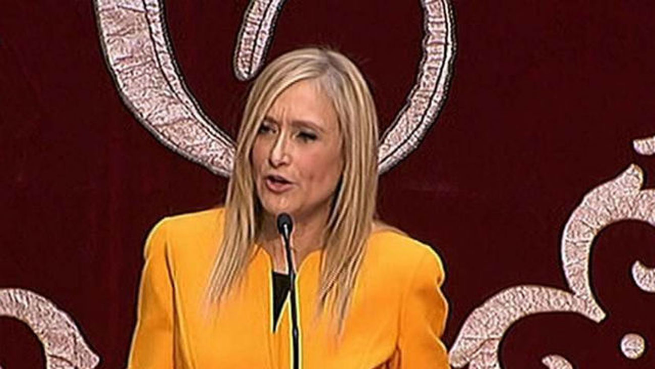 Cristina Cifuentes inicia su mandato arropada por el Gobierno y el PP