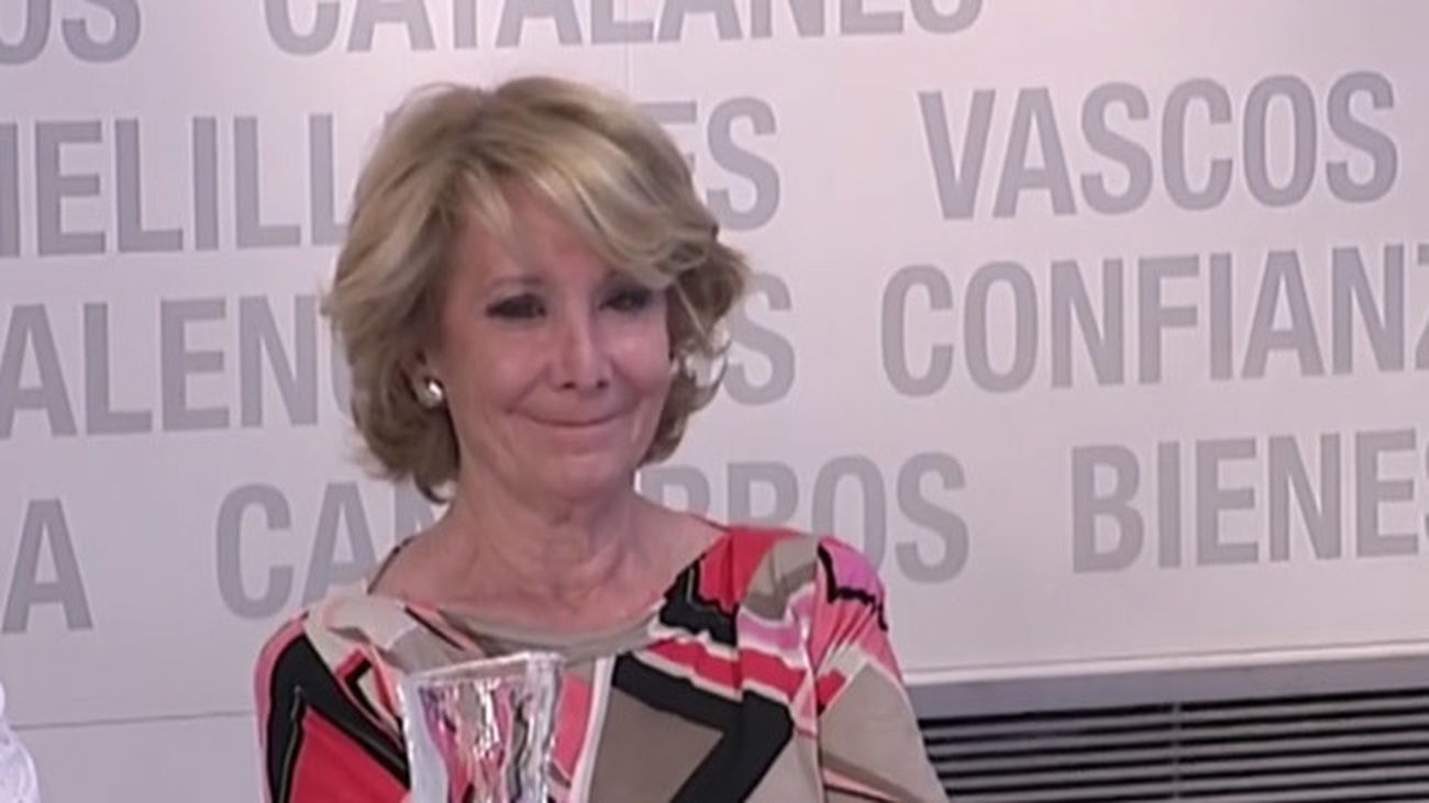 Desestimada la querella contra Esperanza Aguirre por decir que Podemos está con ETA