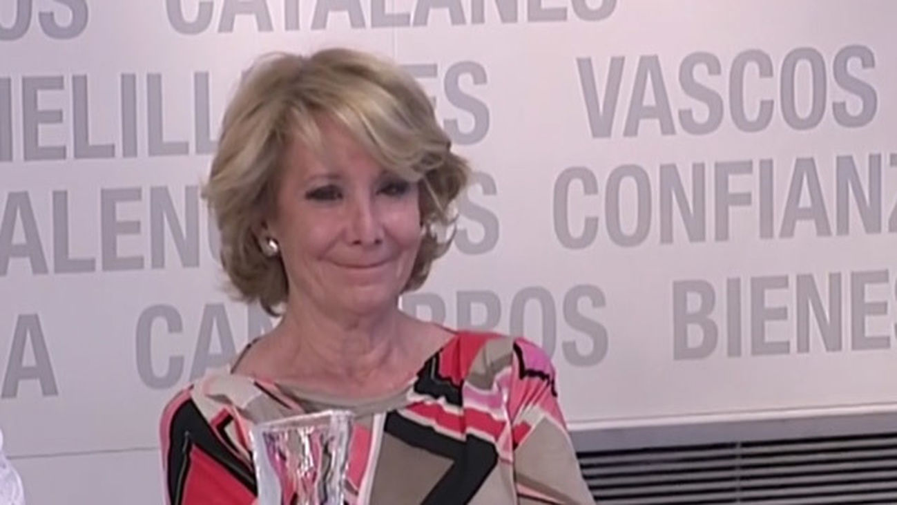 Desestimada la querella contra Esperanza Aguirre por decir que Podemos está con ETA