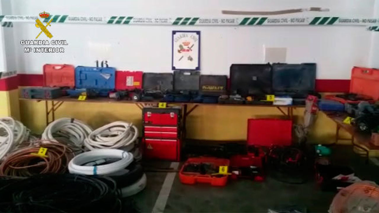 Detenidos nueve miembros de una familia por robos en polígonos de toda España