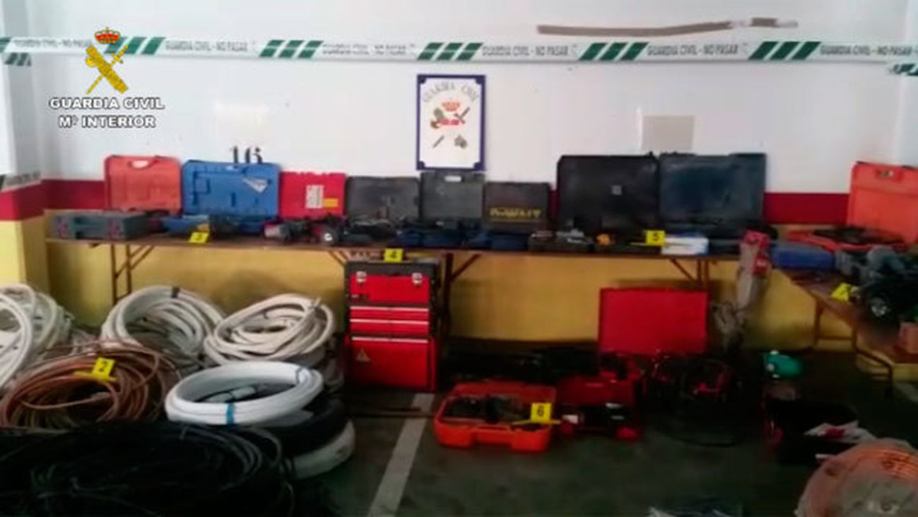 Detenidos nueve miembros de una familia por robos en polígonos de toda España