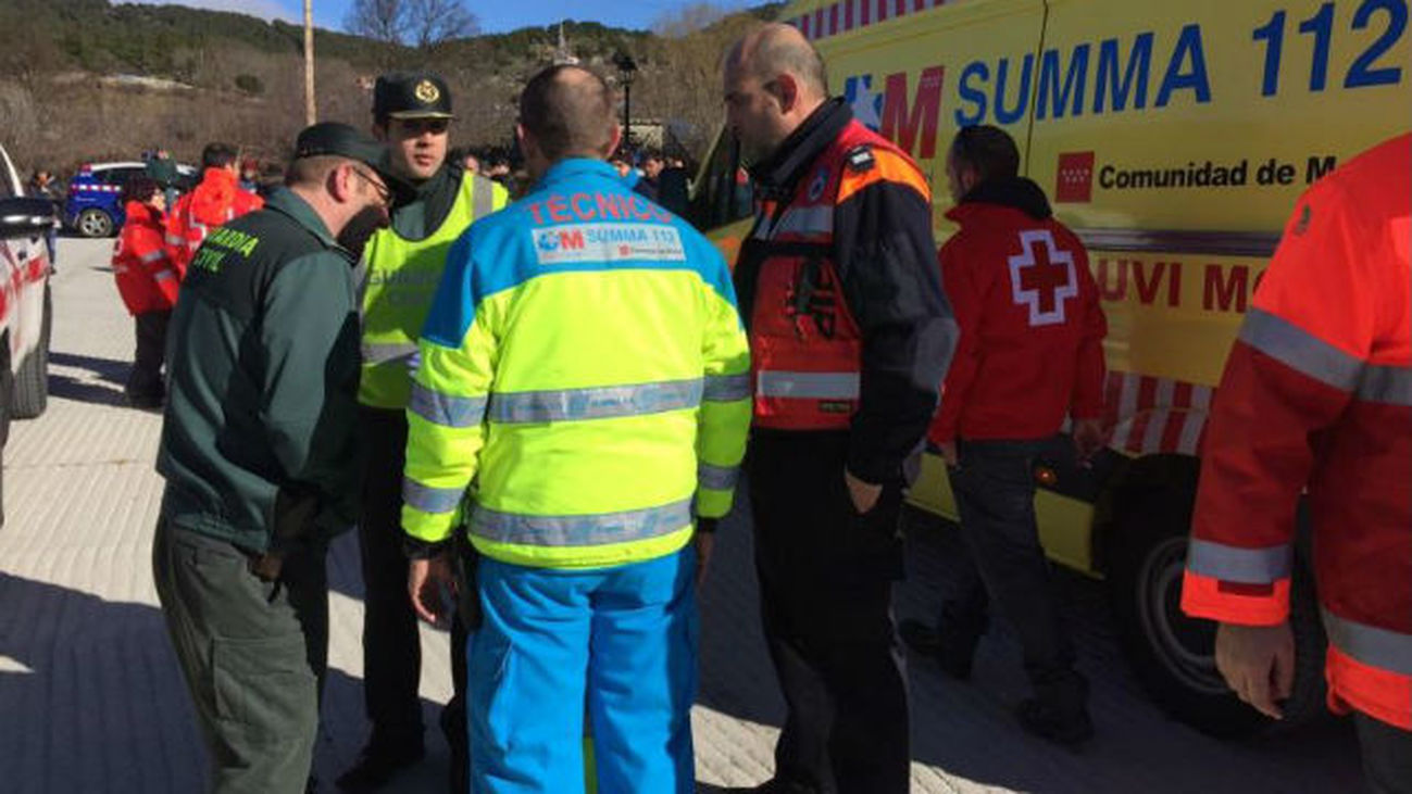 Encontrada en el campo con hipotermia la mujer buscada desde el domingo en El Escorial
