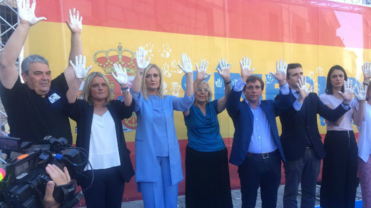 Entrevista a Ángel Garrido, Begoña Villacís y Purificación Causapié con motivo del homenaje a Miguel Ángel Blanco