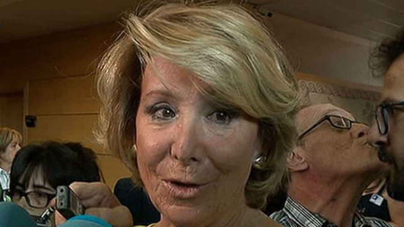 Esperanza Aguirre pide la dimisión de Pedro Sánchez de la Internacional Socialista