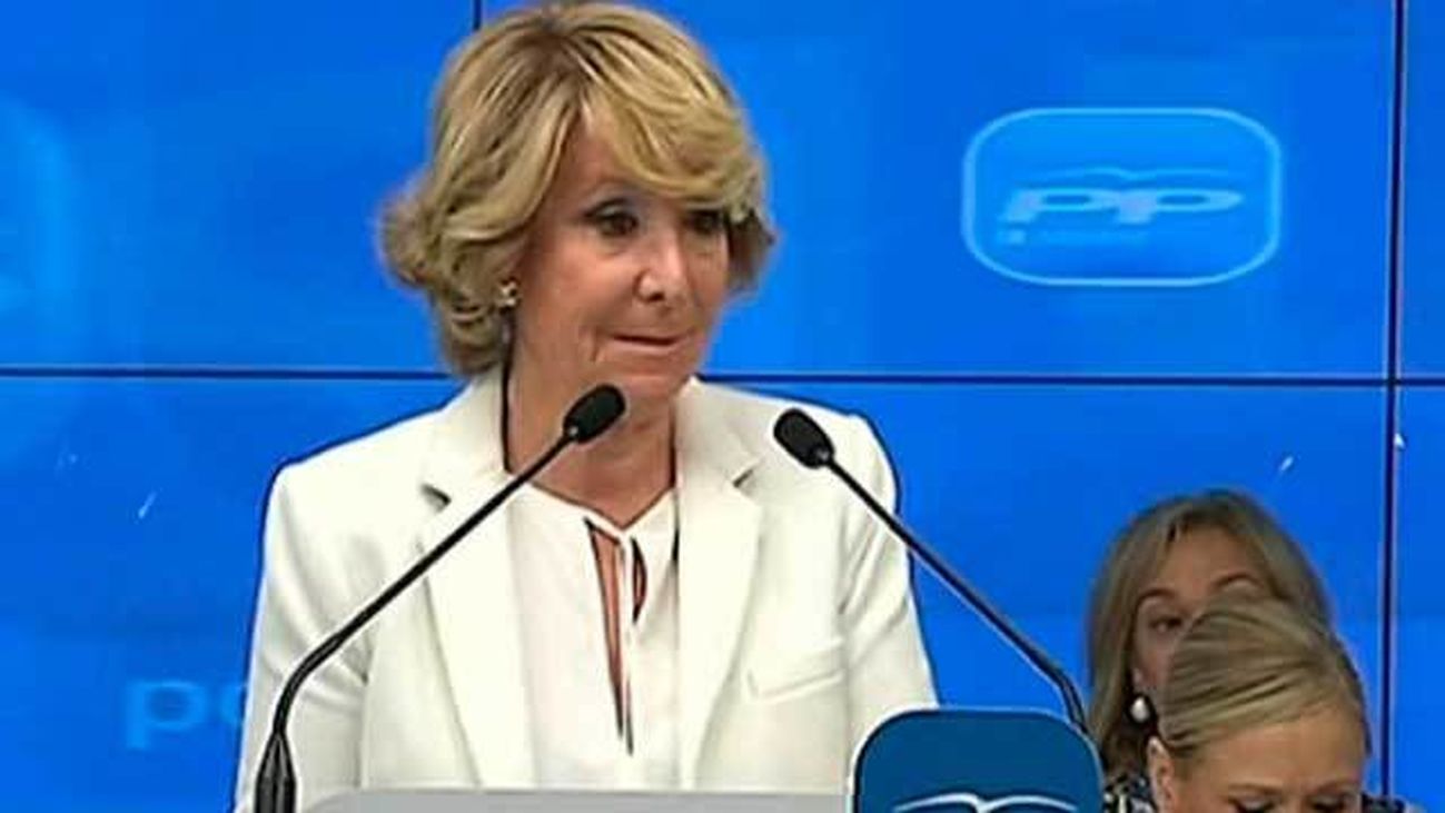 Esperanza Aguirre dejará la presidencia del PP de Madrid