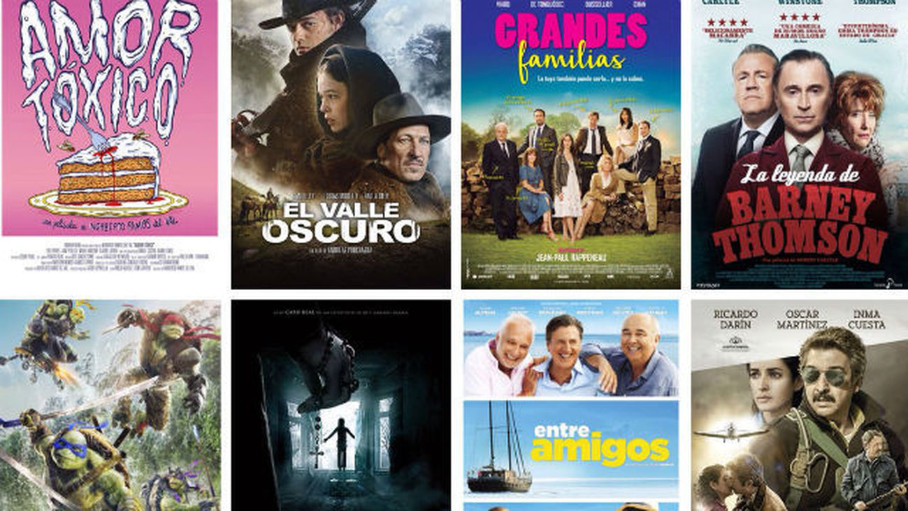 'Expediente Warren', 'Tortugas Ninja', 'Capitán Kóblic', estrenos de la cartelera