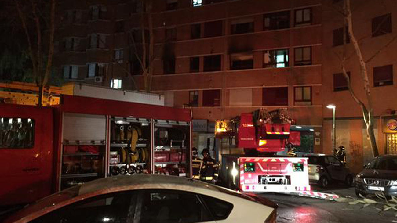 Fallece una mujer de 64 años tras un incendio en una vivienda en Pinar de Chamartín