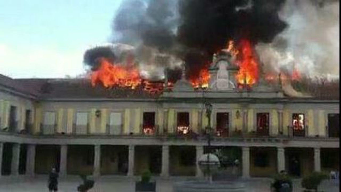 La Guardia Civil investiga el incendio del ayuntamiento de Brunete