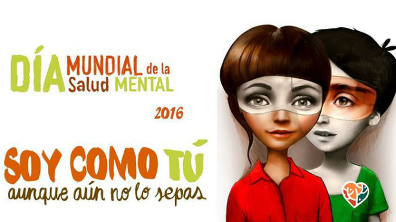 Hoy se celebra el Día Mundial de la Salud Mental bajo el lema 'Soy como tú, aunque aún no lo sepas'