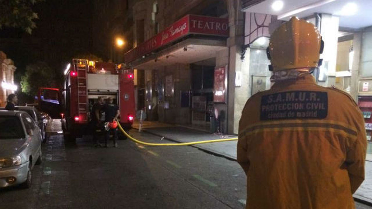 Incendio esta madrugada en el Círculo de Bellas Artes. No hay daños personales
