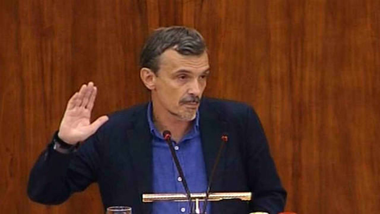 José Manuel López, ptvoz Podemos en la Asamblea valora las elecciones del día de ayer