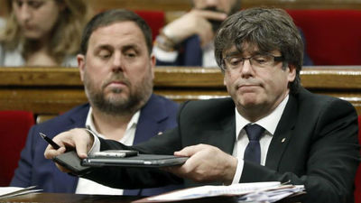 Junts pel Sí y la CUP presenta la futura Ley Catalana de Referéndum de Autodeterminación