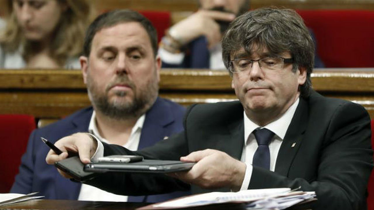 Junts pel Sí y la CUP presenta la futura Ley Catalana de Referéndum de Autodeterminación