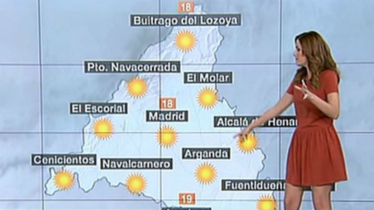 Lunes soleado y un poco más cálido