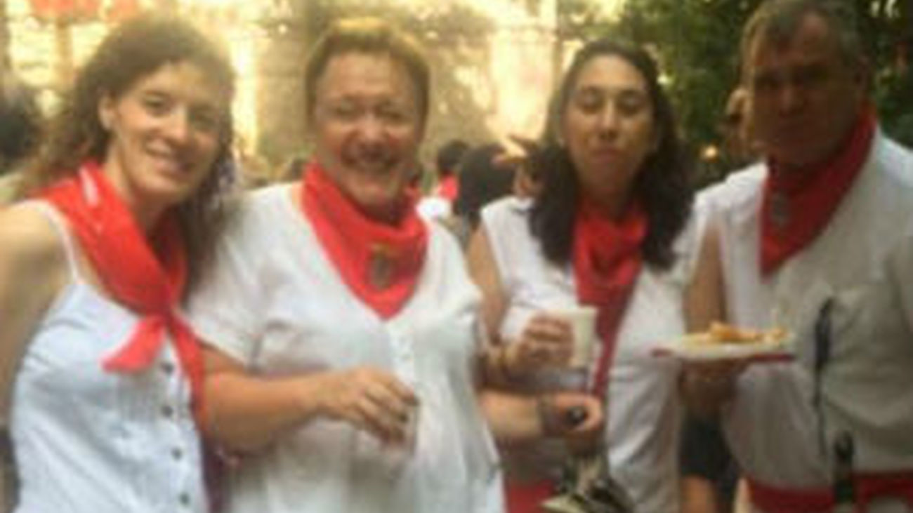 Madrid celebra el chupinazo en la Iglesia de San Fermín de los Navarros